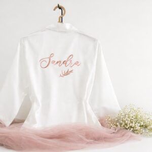 Regalos personalizados para momentos especiales - Kit Quiero - Bata de novia y dama de honor - ppal
