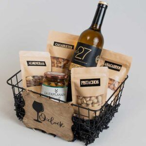 Regalos personalizados para momentos especiales - Kit Quiero - Cesta Tardeo - ppal