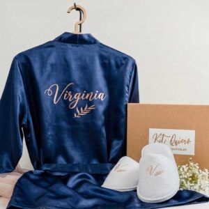 Regalos personalizados para momentos especiales - Kit Quiero - Kit para novias Azul - ppal