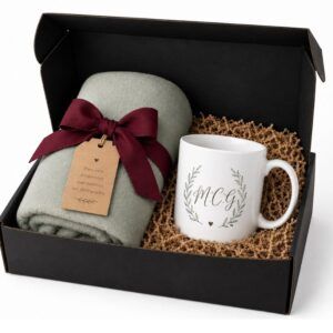 Kit regalo con taza personalizada y manta - Regalos personalizados para momentos especiales – Kit Quiero