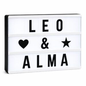 Regalos personalizados para momentos especiales - Kit Quiero - caja de luz